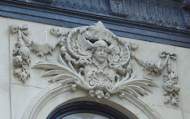 Angel detail, photo by CCL, 2004