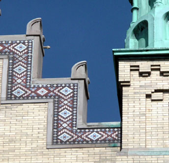 St. Nicholas Cathedral roofline detail, photo by Matt Crawford, CCL, 2006