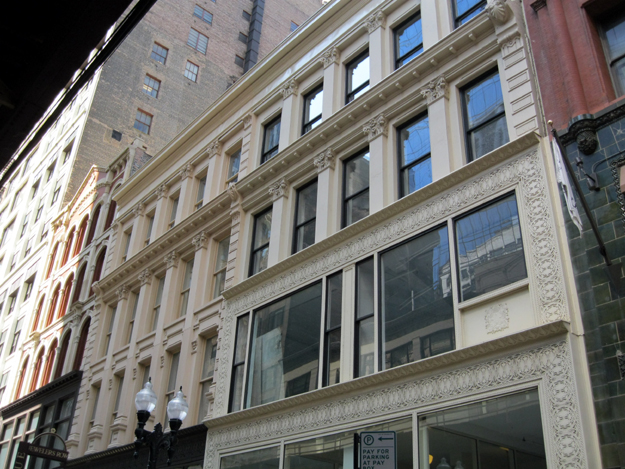Wabash Ave. elevation from grade