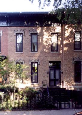 Exterior of 2229 N. Burling St., photo by Terry Tatum, 2000