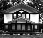 R.L. Blount House, 1950 W. 102nd St., Prairie Style, W.B. Griffin, architect, photo by Barbara Crane