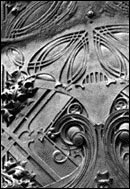 Carson, Pirie, Scott and Co.; Detail of ornamental ironwork, photo by Bob Thall