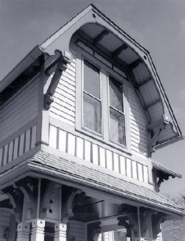 Roof detail, photo by Bob Thall, 1999