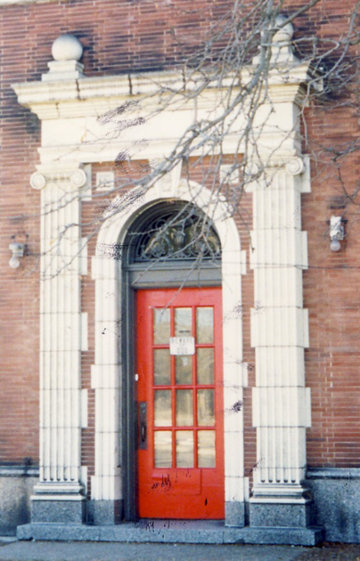 Doorway detail, CCL, 2003