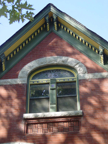 874 Hermitage window detail, photo by CCL, 2005