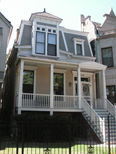 Second Empire-style house on N. Orchard Ave., 2006