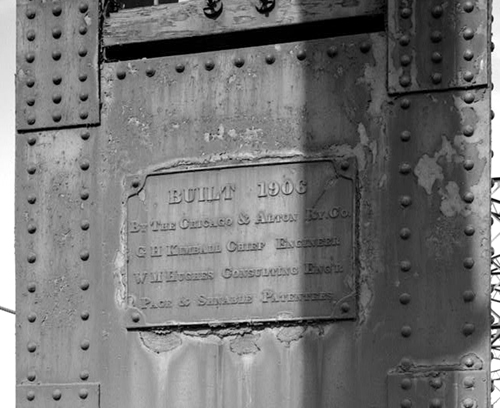 Builder's Plate_Historic American Engineering Record