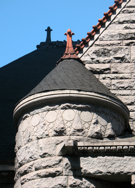 Stone turret detail