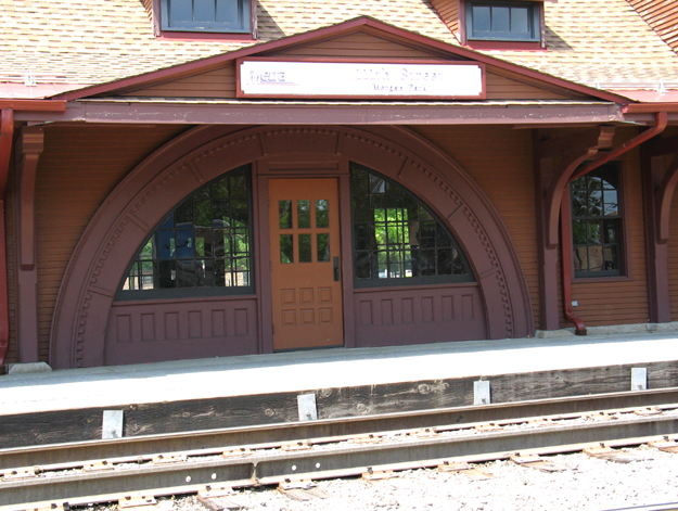 111th St. station, front elevation
