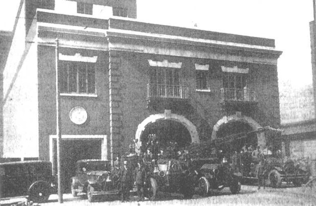 Exterior view in 1928, courtesy of the Chicago Fire Department